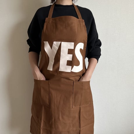 DRESSSEN  WPABNL1 DAY USE W POCKET  APRON   “YES”(生成りロゴ)※正面に二つのポケットがございます⭐️再入荷しました