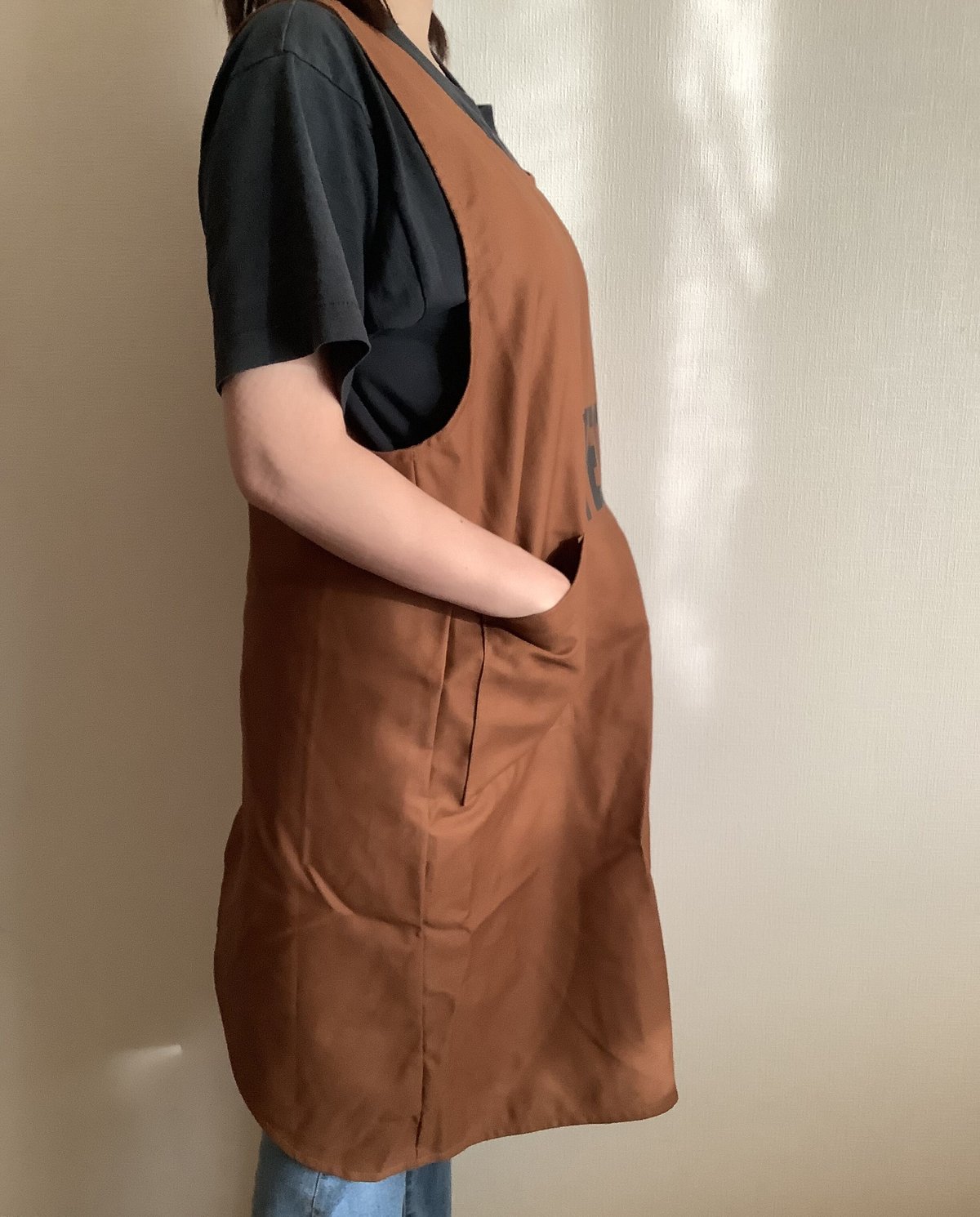 [新型エプロン]DRESSSEN POBK3 “PULL OVER APRON” BROWN COLOR★再入荷しました