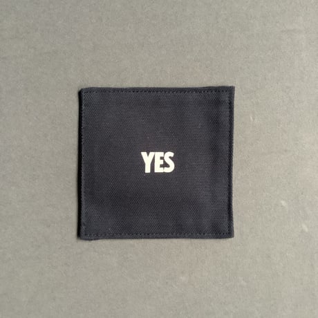 COAN1 REVERSIBLE COASTER “YES/NO THANKYOU (DARK NAVY COLOR)※５枚セットです。