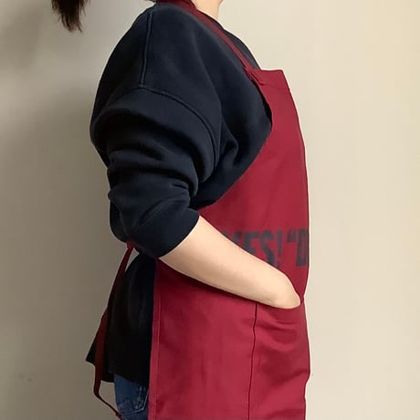 DRESSSEN  DRVBD2 REVERSIBLE  APRON“YES！GOOD JOB！/YES“ DRESSSEN ”リバーシブルエプロン)