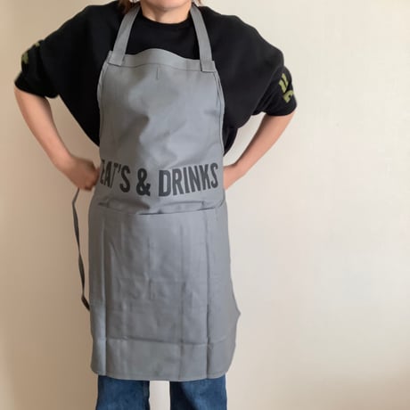 DRVG12 REVERSIBLE  APRON“HOLIDAY/EATS ＆DRINKS“ (リバーシブルエプロン)