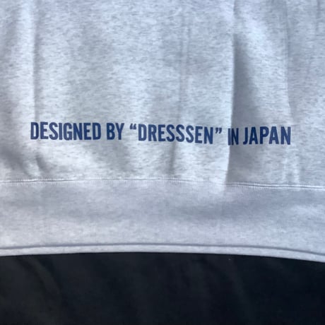 DRES“SPECIAL”SSEN   HOODED SWEAT  SHIRTS  イｴス！グッドジョブ！ (GREY  COLOR) ※ブルーロゴ