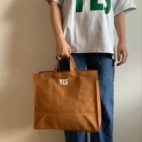 DRESSSEN  MARKET BAG [◉LARGE]  MLL3    “YES“  CAMEL COLOR