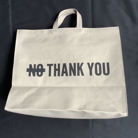 DRESSSEN MBSBXL10 MARKET  BAG  XLARGE “YES/NO THANKYOU※NOには➖線のあります。(サンドベージュカラー)