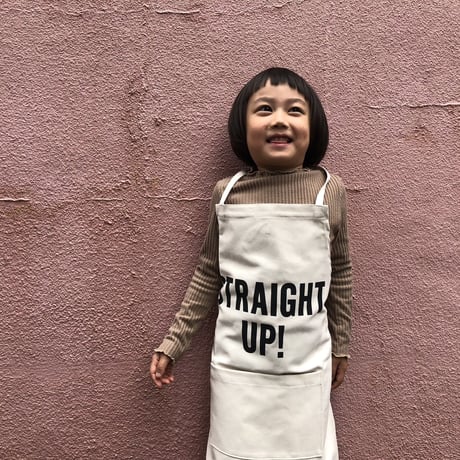 👦👧DRESSSEN KD11 KIDS APRON  "STRAIGHT UP"(※キッズエプロンです)