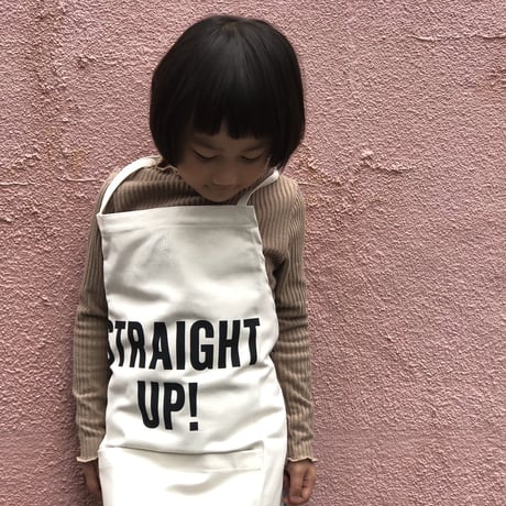 👦👧DRESSSEN KD11 KIDS APRON  "STRAIGHT UP"(※キッズエプロンです)