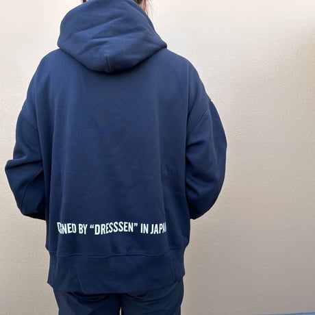 PK6 DRES“SPECIAL”SSEN   HOODED SWEAT  SHIRTS  ”NIGHT SURFER“  (☆NAVY  COLOR) ※生成りロゴ