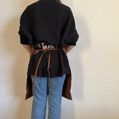DRESSSEN  DRVBRN9 REVERSIBLE  APRON“THINK BEAUTIFUL/YES！ DRESSSEN    (リバーシブルエプロン)
