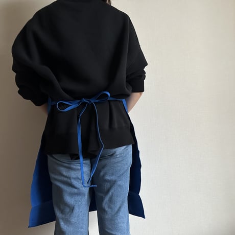 DRESSSEN  DRVBLU1 REVERSIBLE  APRON“ON/OFF(リバーシブルエプロン)