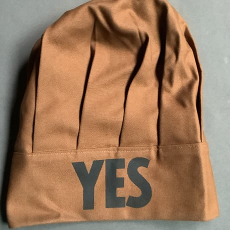 CCB1  CHEF‘S CAP   “YES”(ブラウンカラー)