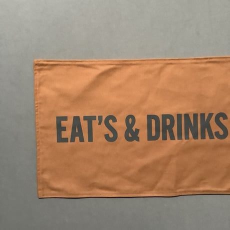 REVERSIBLE PLACE MAT REVMBR1 “YES/EATS ＆DRINKS(BROWN  COLOR)