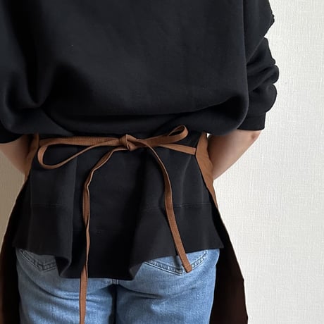 DRESSSEN  DRVBRN5 REVERSIBLE  APRON“HELLO HAMBERGER/HELLO JUICY (リバーシブルエプロン)
