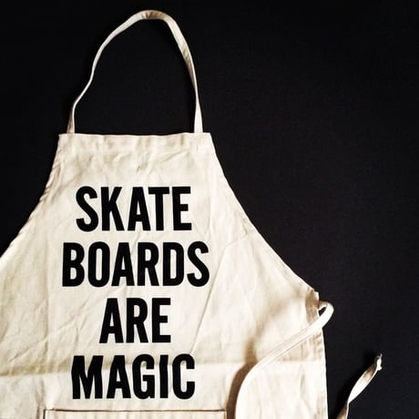👦👧DRESSSEN KD15 KIDS APRON "SKATE BOADS ARE MAGIC"(キッズエプロンです)
