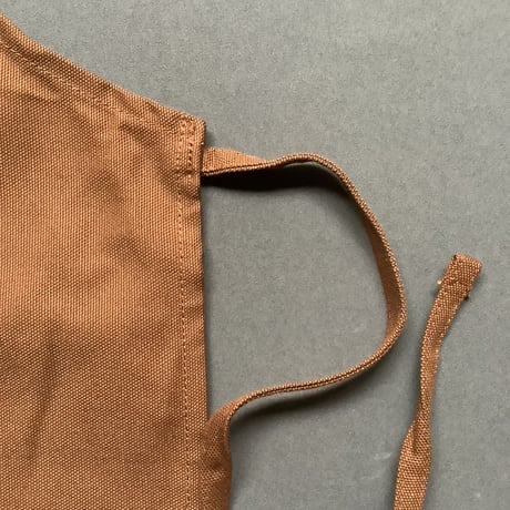 👶DRESSSEN BKDBR2  BABY KIDS APRON YES(ベイビーキッズエプロンです。)  ※BROWN  COLOR