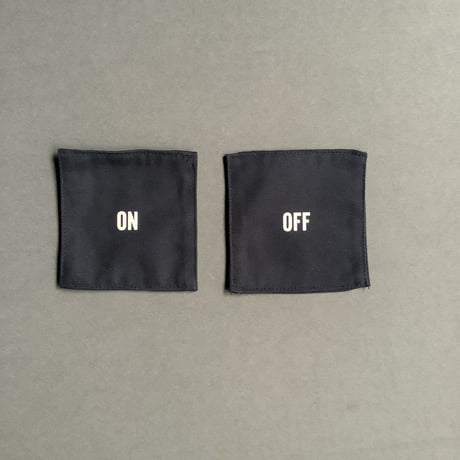 COAN2 REVERSIBLE COASTER “ON/OFF” (DARK NAVY COLOR)※５枚セットです。