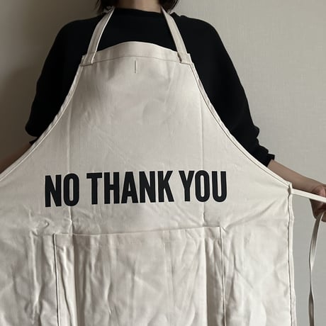 DRV1 REVERSIBLE  APRON“YES /NO THANKYOU(リバーシブルエプロン)