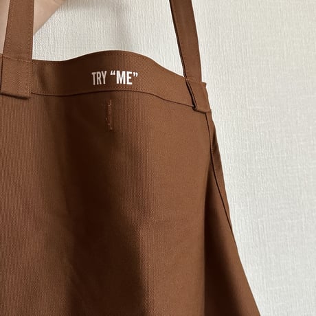 WPB8 DAY USE W POCKET  APRON   “YES”(生成りロゴ)※正面に二つのポケットがございます
