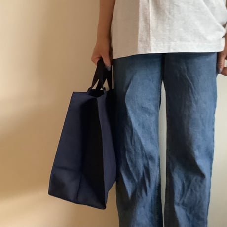 DRESSSEN  MARKET BAG [◉LARGE]  MLL1   “YES“  DARK NAVY COLOR