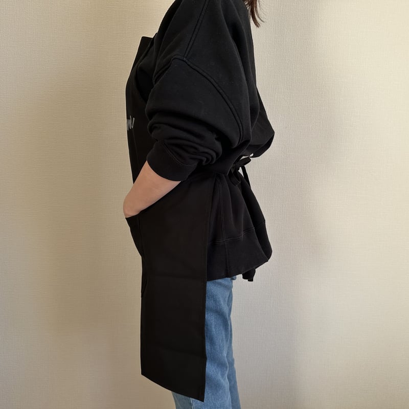 24h以内発送 CLANE APRON TOPS チャコールグレー フリーサイズ 24h以内発送 CLANE APRON TOPS チャコールグレー フリーサイズ