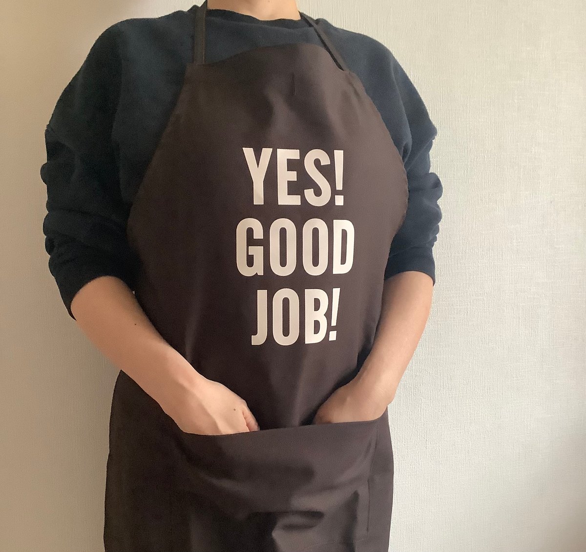 値下げ未使用・ドレスセンDRESSSEN YES! GOOD JOB! エプロン DRESSSEN ドレスセン APRON 【 YES！GOOD JOB！】 エプロン
