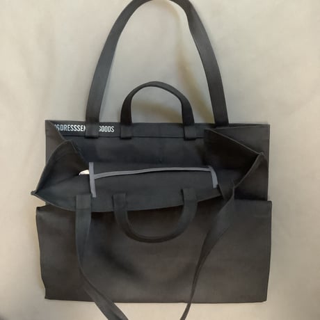 DRESSSEN    D2B1 NEW 2WAY MARKET BAG”YES“ BLACK  COLOR