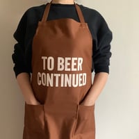 WPB10   DAY USE W POCKET “TO BEER CONTINUED” (生成りロゴ)