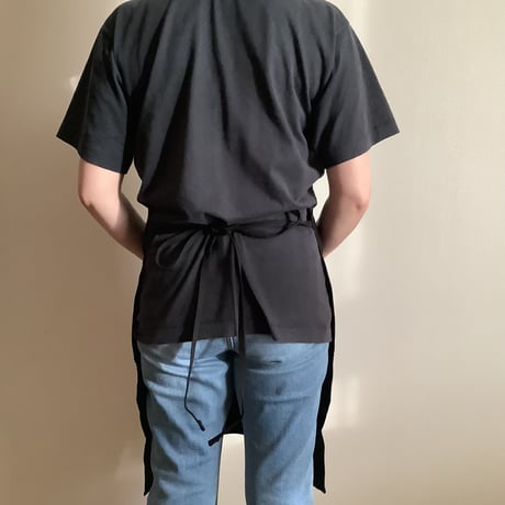 DRESSSEN WPABLK11 DAY USE W POCKET  APRON   “AM COFFEE PM BEER”(BLACKCOLOR  )