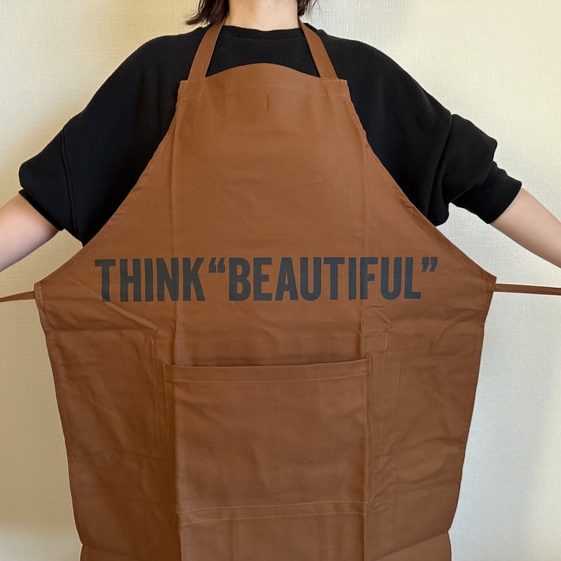 REVERSIBLE APRON“THINK BEAUTIFUL/YES！ DRESSSEN