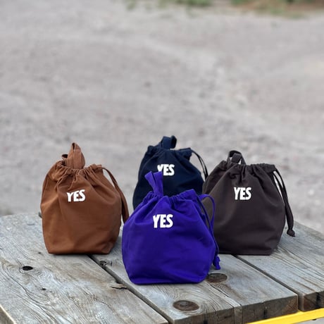 SNBR4 SMALL  DAY BAG “YES” BROWN  COLOR