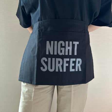 DRESSSEN  LWB2 LOWER WALL APRON  "NIGHT SURFER"(腰巻きエプロンです)BLACK COLOR