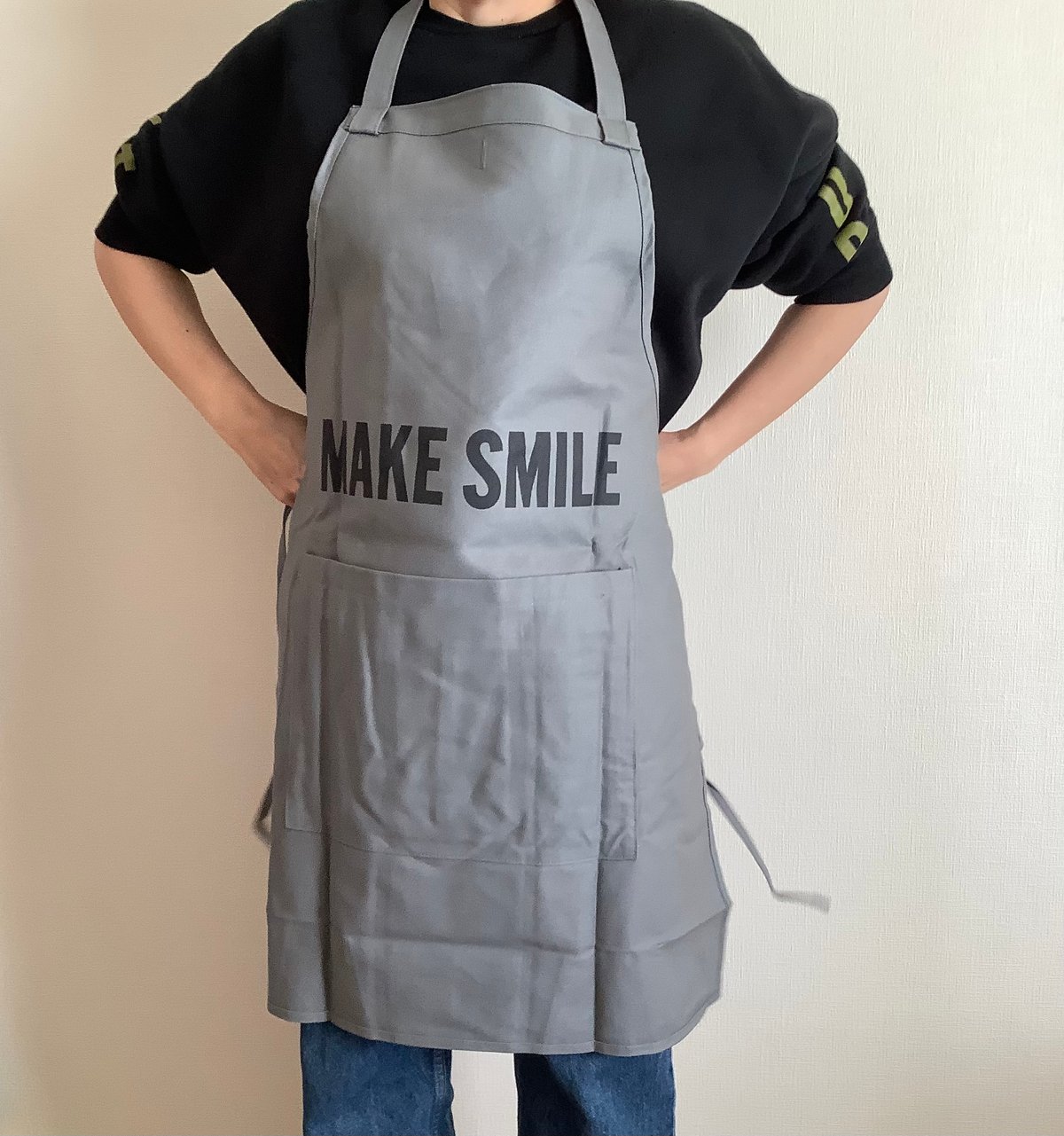 DRESSSEN DRVG11 REVERSIBLE APRON“MAKE BEAUTIF DRESSSEN DRVG11 REVERSIBLE APRON“MAKE BEAUTIF