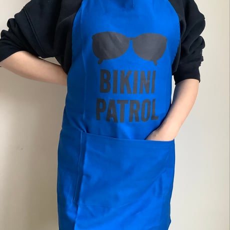 ADULT APRON  DR(BLU)4  ”BIKINI PATROL “ 🔵 CALIFORNIA BLUE  COLOR