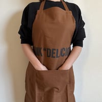 REVERSIBLE  APRON“THINK DELICIOUS/YES！ DRESSSEN    (リバーシブルエプロン)