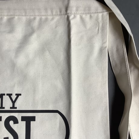 DRESSSEN lower wall long apron   LWL16 “MY BEST WORK WONDERS”  (腰巻きエプロンです)