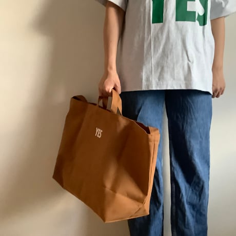 DRESSSEN  B2B5 BIG 2WAY BAG ”YES“   CAMEL   COLOR