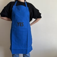 REVERSIBLE  APRON“YES/NO THANK YOU※NOには➖線があります。(リバーシブルエプロン)