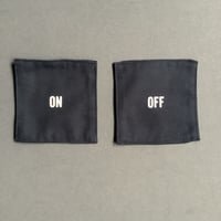 COAN2 REVERSIBLE COASTER “ON/OFF” (DARK NAVY COLOR)※５枚セットです。