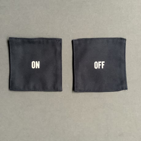 COAN2 REVERSIBLE COASTER “ON/OFF” (DARK NAVY COLOR)※５枚セットです。