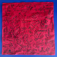10B3  “10YEARS BANDANA “  (RED COLOR)