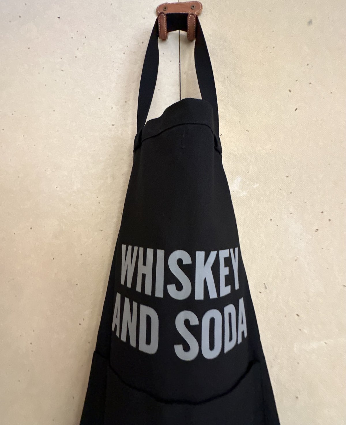 ドレスセンWHISKEY AND SODA エプロン DRESSSEN DRVBLK10 REVERSIBLE APRON “ハイボールラバー/