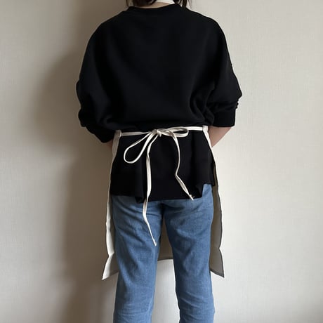 DRV1 REVERSIBLE  APRON“YES /NO THANKYOU(リバーシブルエプロン)