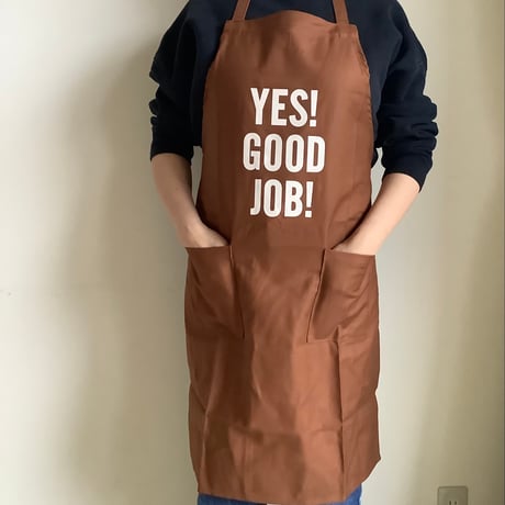 WPABNL2 DAY USE W POCKET     “YES！GOOD JOB！(生成りロゴ)