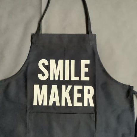 👶DRESSSEN BKDN3 BABY KIDS APRON ”SMILE MAKER“(ベイビーキッズエプロンです。)  ※ダークネイビー