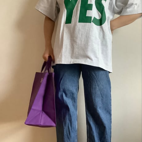 DRESSSEN  MARKET BAG [◉LARGE]  MLL4     “YES“  PURPLE COLOR