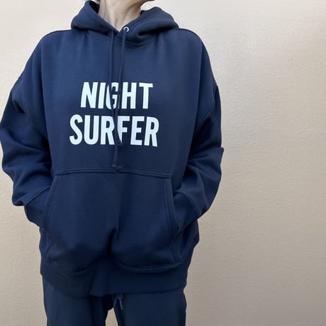 PK6 DRES“SPECIAL”SSEN   HOODED SWEAT  SHIRTS  ”NIGHT SURFER“  (☆NAVY  COLOR) ※生成りロゴ