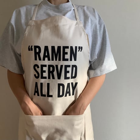 ADULT APRON #20   "RAMEN SERVED ALL DAY"