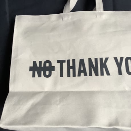 DRESSSEN MBSBXL10 MARKET  BAG  XLARGE “YES/NO THANKYOU※NOには➖線のあります。(サンドベージュカラー)