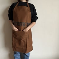 REVERSIBLE  APRON“YES！COFFEE  TIME！/ YES！BEER TIME！“(リバーシブルエプロン)BROWN  COLOR
