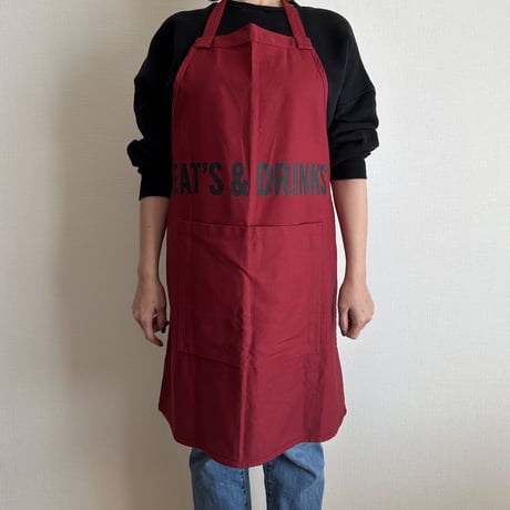 DRESSSEN  DRVBD5 REVERSIBLE  APRON“HOLIDAY/EATS ＆DRINKS ”リバーシブルエプロン)