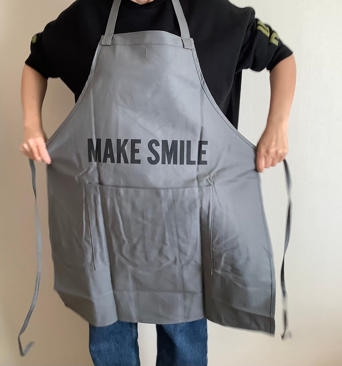DRESSSEN DRVG11 REVERSIBLE APRON“MAKE BEAUTIF DRESSSEN DRVG11 REVERSIBLE APRON“MAKE BEAUTIF